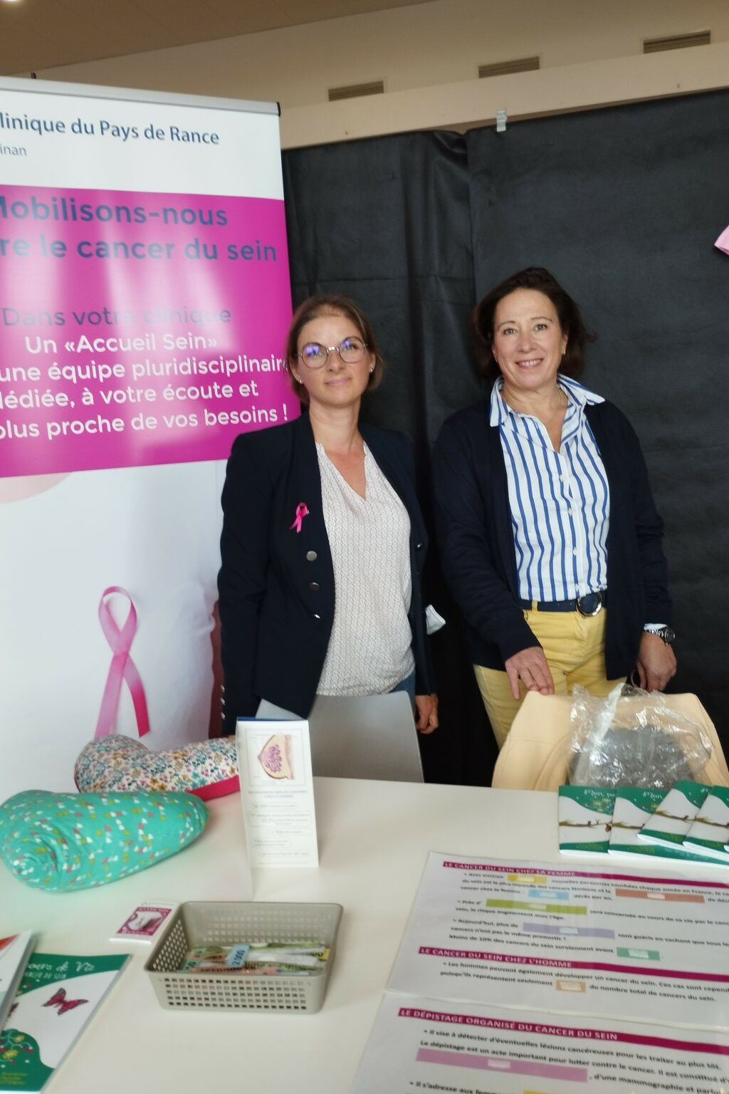 Octobre Rose à St Cast le Guildo Clinique du Pays de Rance